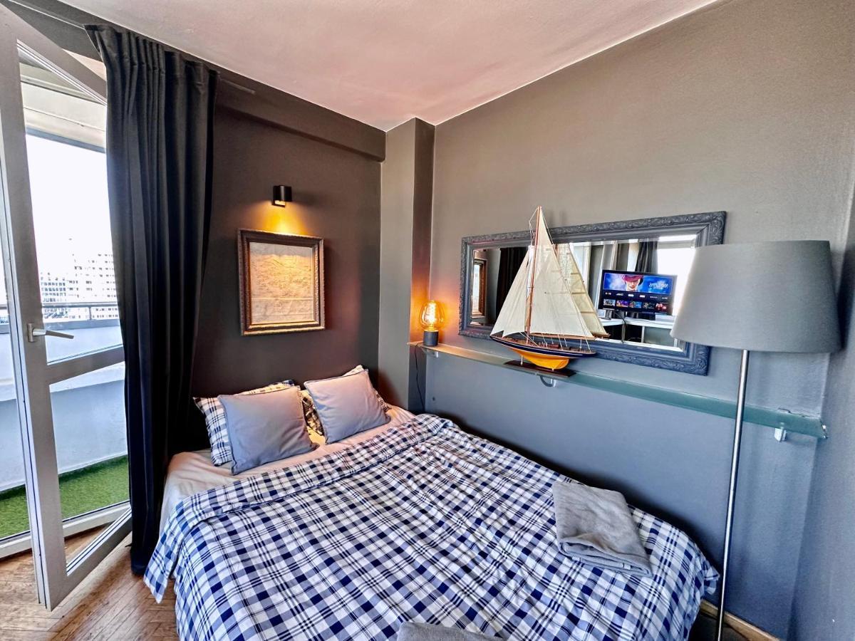 Super Apartament Grey Centrum 2X Metro Fast Wifi 300 Mbs Netflix Appletv Smarttv Spotify Panorama Miasta Varsovia Exterior foto