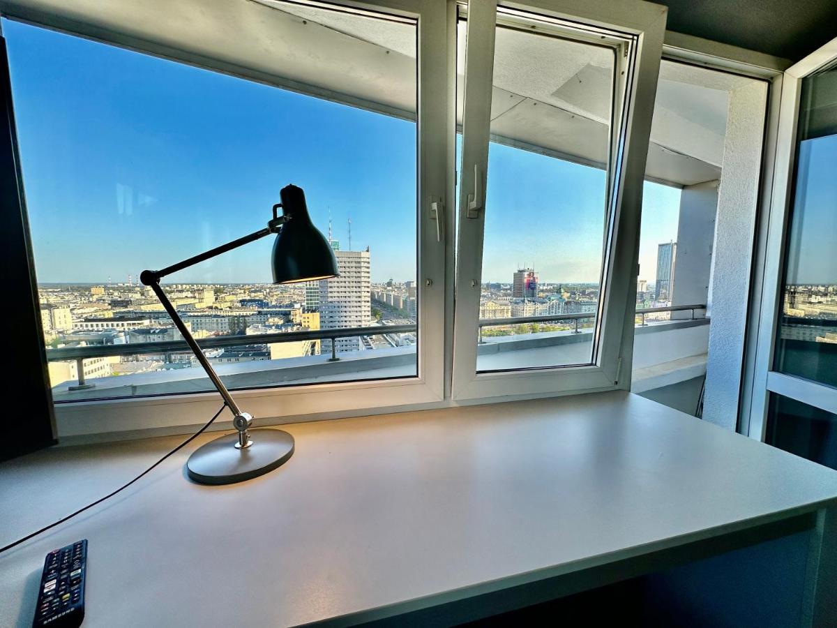 Super Apartament Grey Centrum 2X Metro Fast Wifi 300 Mbs Netflix Appletv Smarttv Spotify Panorama Miasta Varsovia Exterior foto