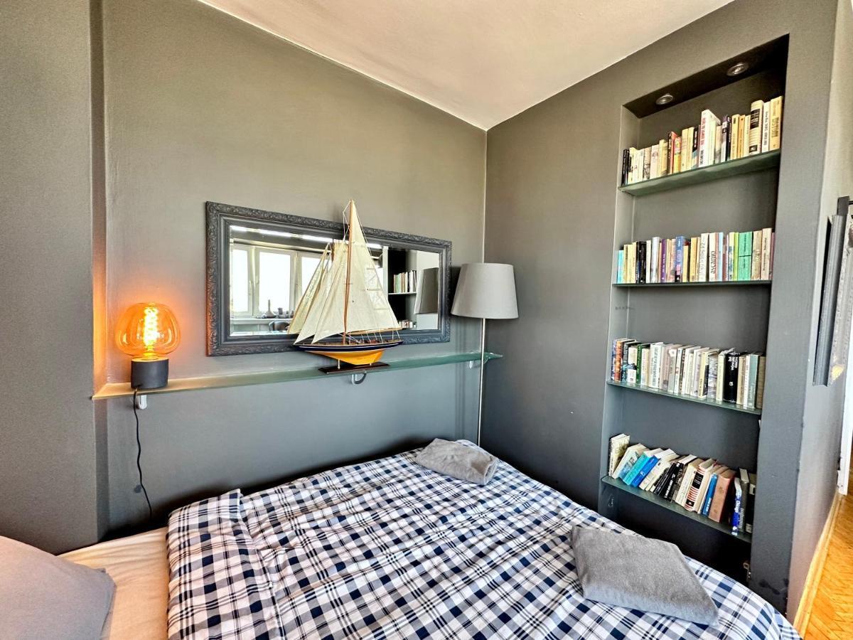 Super Apartament Grey Centrum 2X Metro Fast Wifi 300 Mbs Netflix Appletv Smarttv Spotify Panorama Miasta Varsovia Exterior foto
