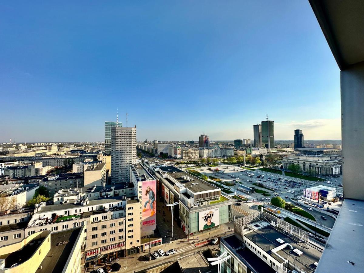 Super Apartament Grey Centrum 2X Metro Fast Wifi 300 Mbs Netflix Appletv Smarttv Spotify Panorama Miasta Varsovia Exterior foto