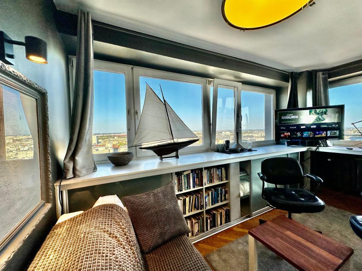 Super Apartament Grey Centrum 2X Metro Fast Wifi 300 Mbs Netflix Appletv Smarttv Spotify Panorama Miasta Varsovia Exterior foto