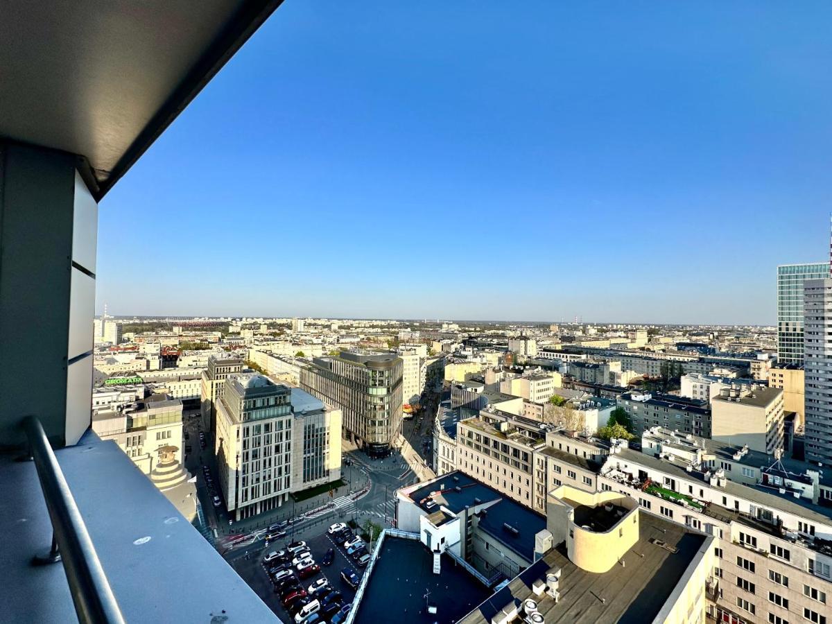Super Apartament Grey Centrum 2X Metro Fast Wifi 300 Mbs Netflix Appletv Smarttv Spotify Panorama Miasta Varsovia Exterior foto