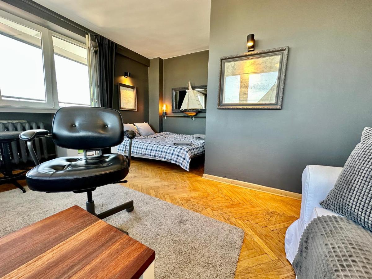Super Apartament Grey Centrum 2X Metro Fast Wifi 300 Mbs Netflix Appletv Smarttv Spotify Panorama Miasta Varsovia Exterior foto